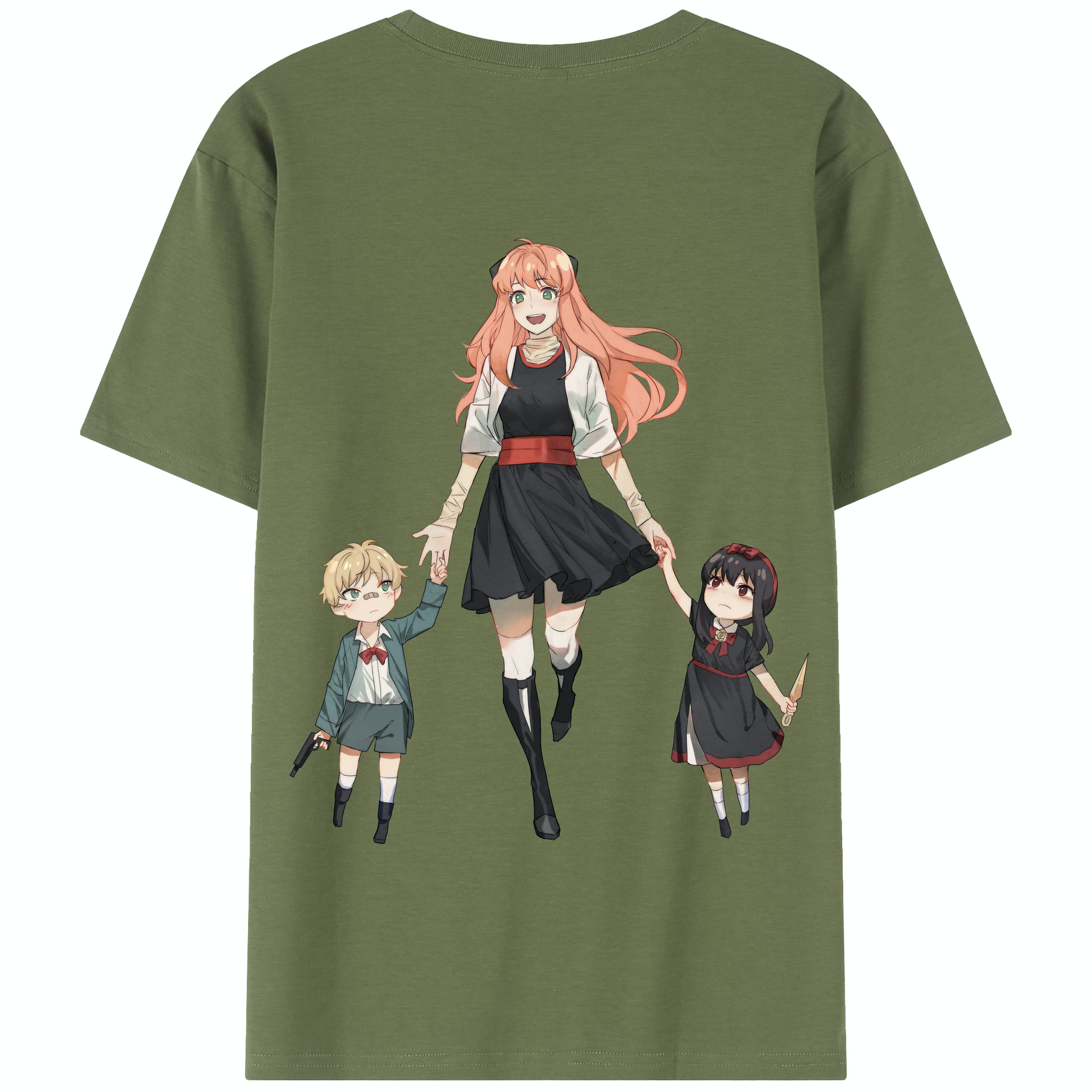 （画像用） SPY×FAMILY间谍家家酒 綿100％半袖Tシャツ（背面プリント）
